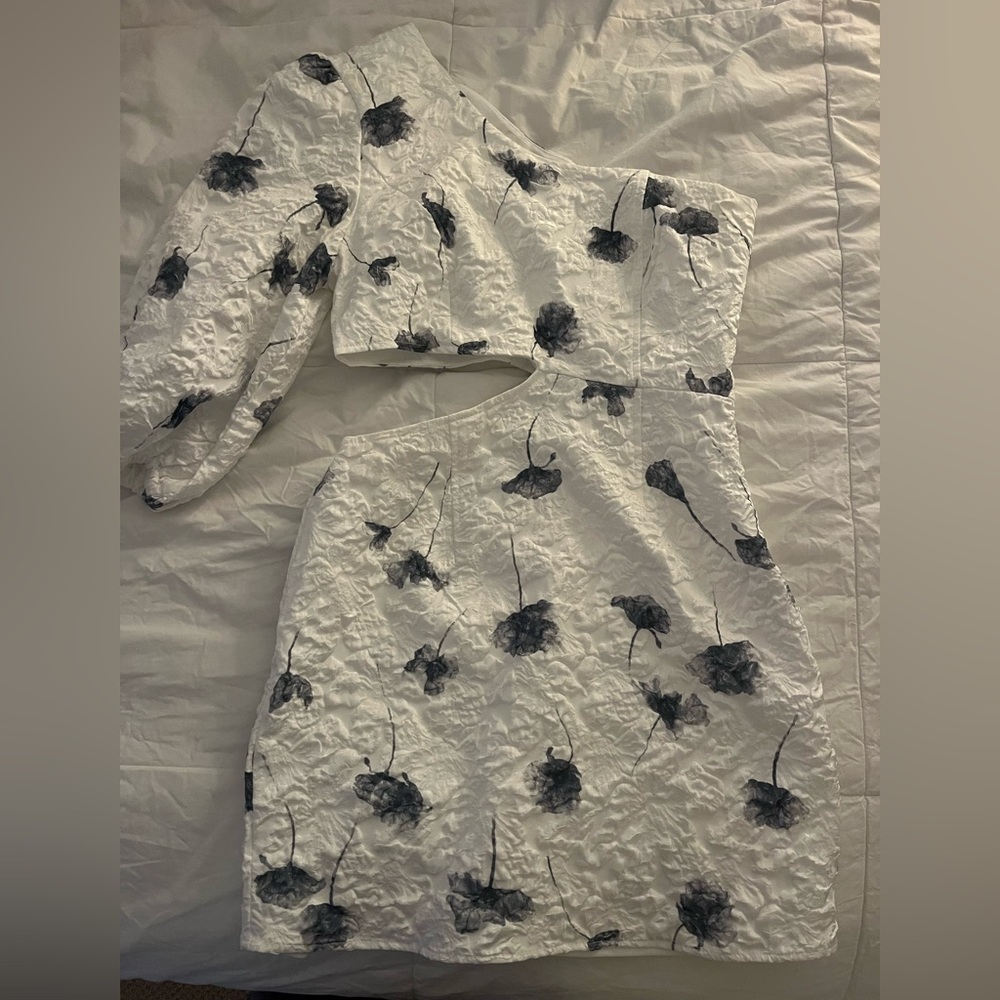 Vestique B&W Floral Dress